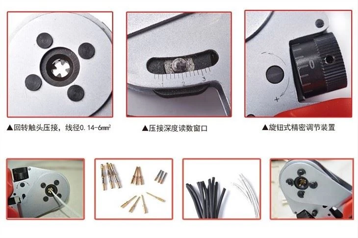 Modular Plug Crimping Tool and Wire Stripper Detailed Instructions